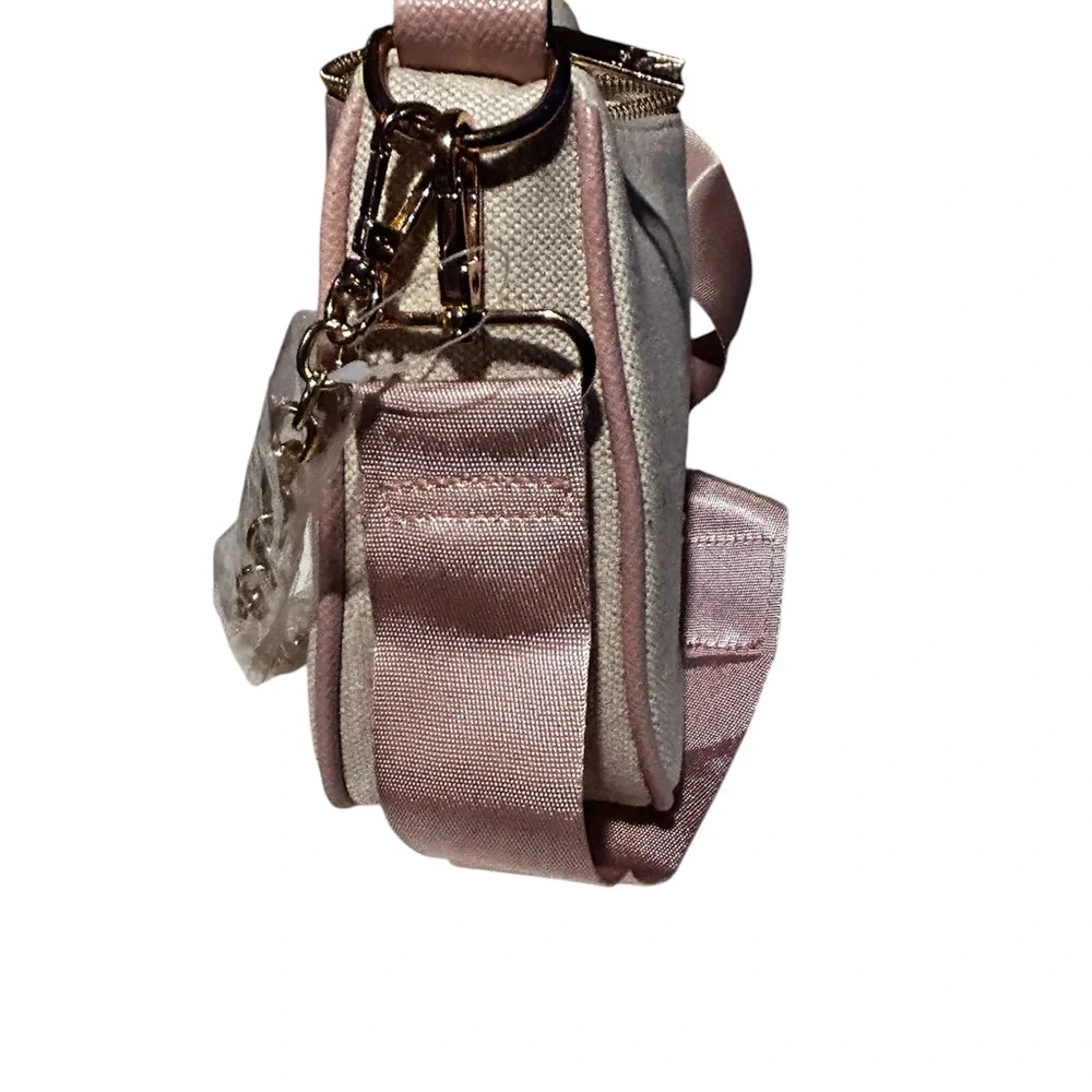 Bebe Beige and Pink Shoulder Bag - Picture 8 of 8